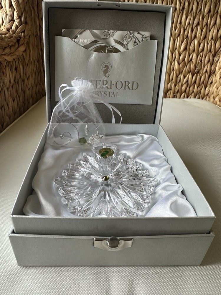 Waterford 2019 Snowflake Wishes Prosperity Christmas Ornament 40035509