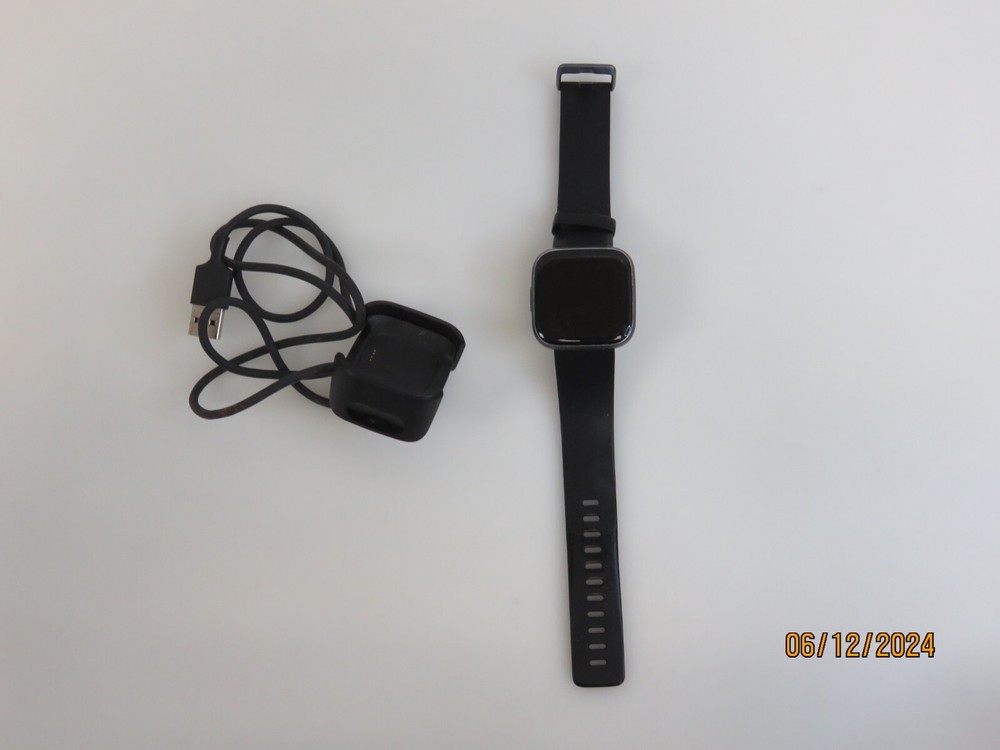 Fitbit Versa 2 Wristband Activity Tracker - Black (FB507BKBK)