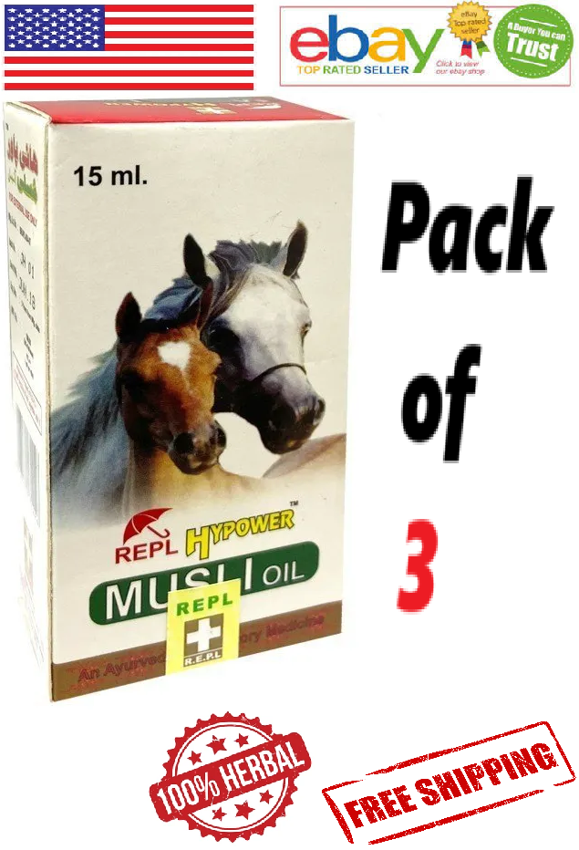 3x REPL Hypower Musli Oil 15ml – Premium Men’s Health Massage Oil with Free Shipping