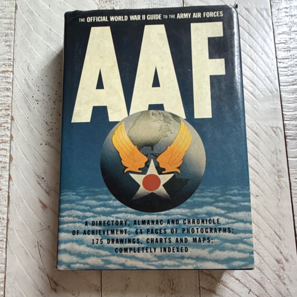 AAF Official WWII Guide Army Air Forces Hardcover Reprint Illustrated Indexed