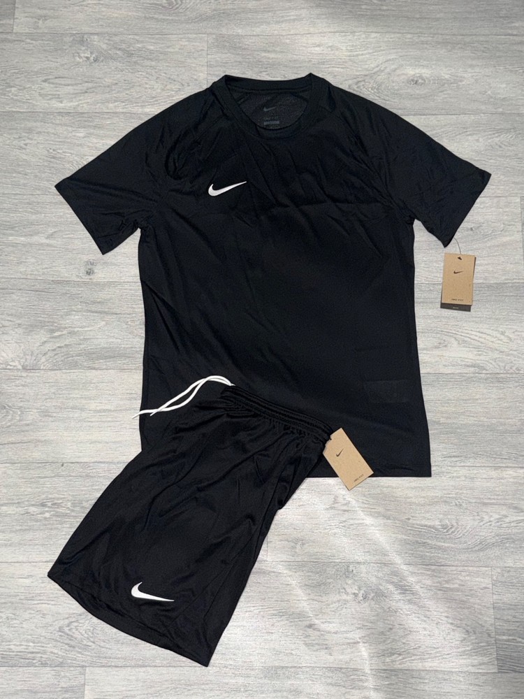 ✨Nike Full Matching Dri Fit Set Shorts T-Shirt Black   ✨✅