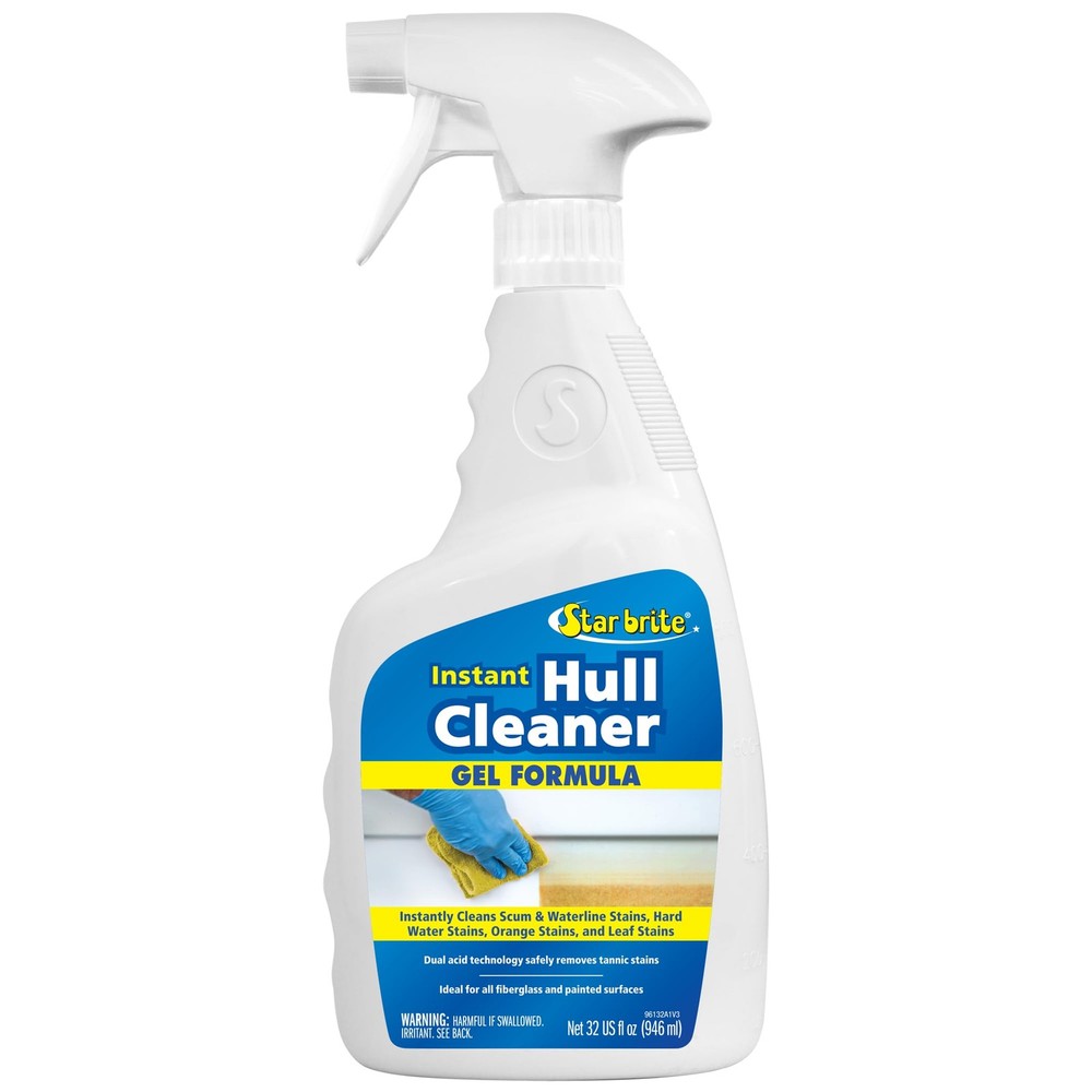 STAR BRITE Instant Hull Cleaner - 32 Oz Gel Spray 32 Fl (Pack of 1), White