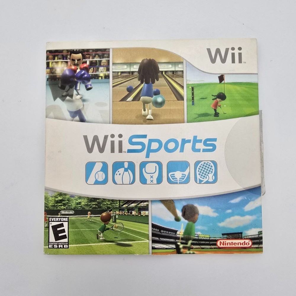 Wii Sports Nintendo Wii Complete in Box CIB Tested and Working