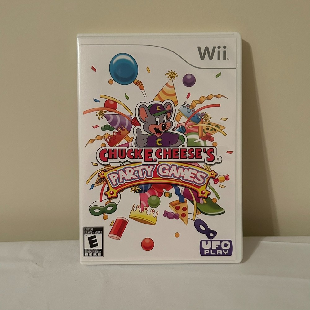 Chuck E. Cheese's Party Games (Nintendo Wii, 2010) CIB Tested