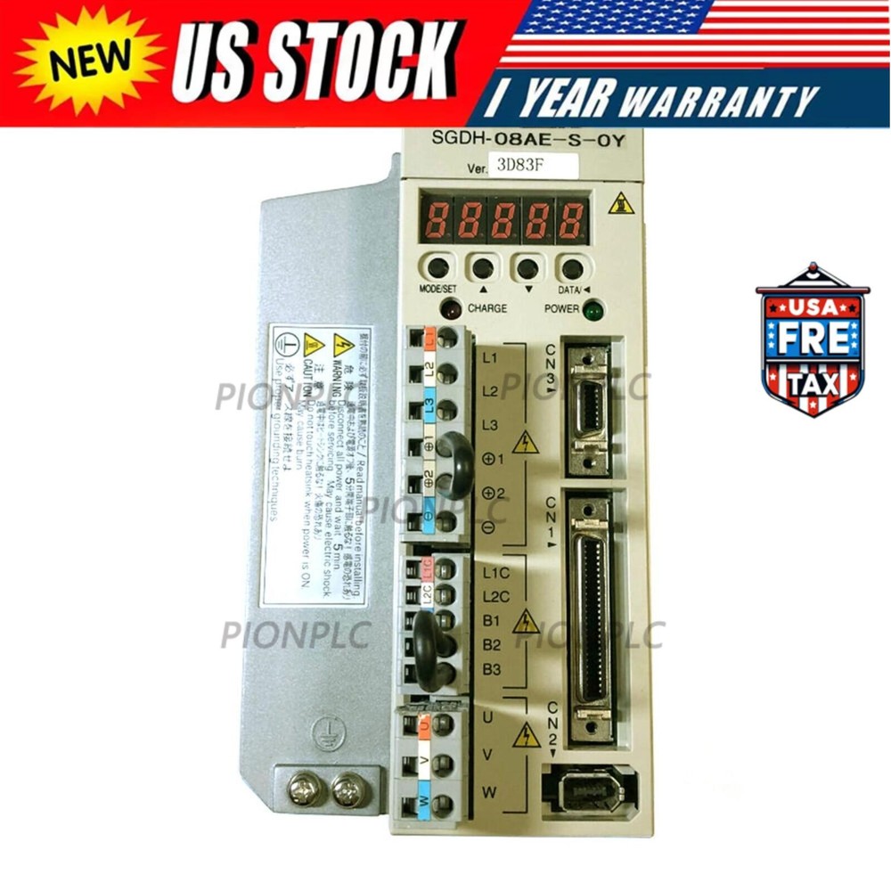 New Yaskawa SGDH-08AE-S-OY servo drive 1 year warranty