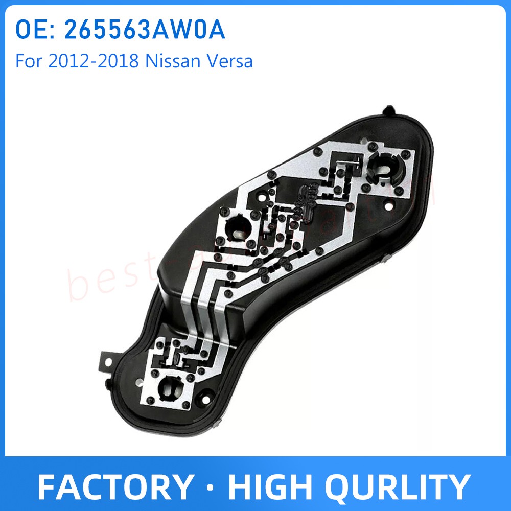 Driver Side Rear Left Tail Light Socket 26556-3AW0A For 2012-2018 Nissan Versa