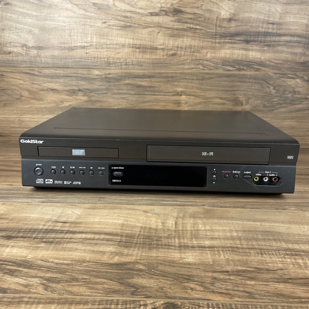 Goldstar VHS DVD Combo Player with Recording GBV241