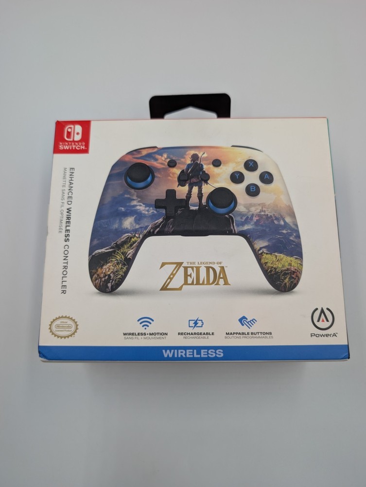 Nintendo Switch PowerA Zelda Breath Of The Wild Enhanced Wireless Controller