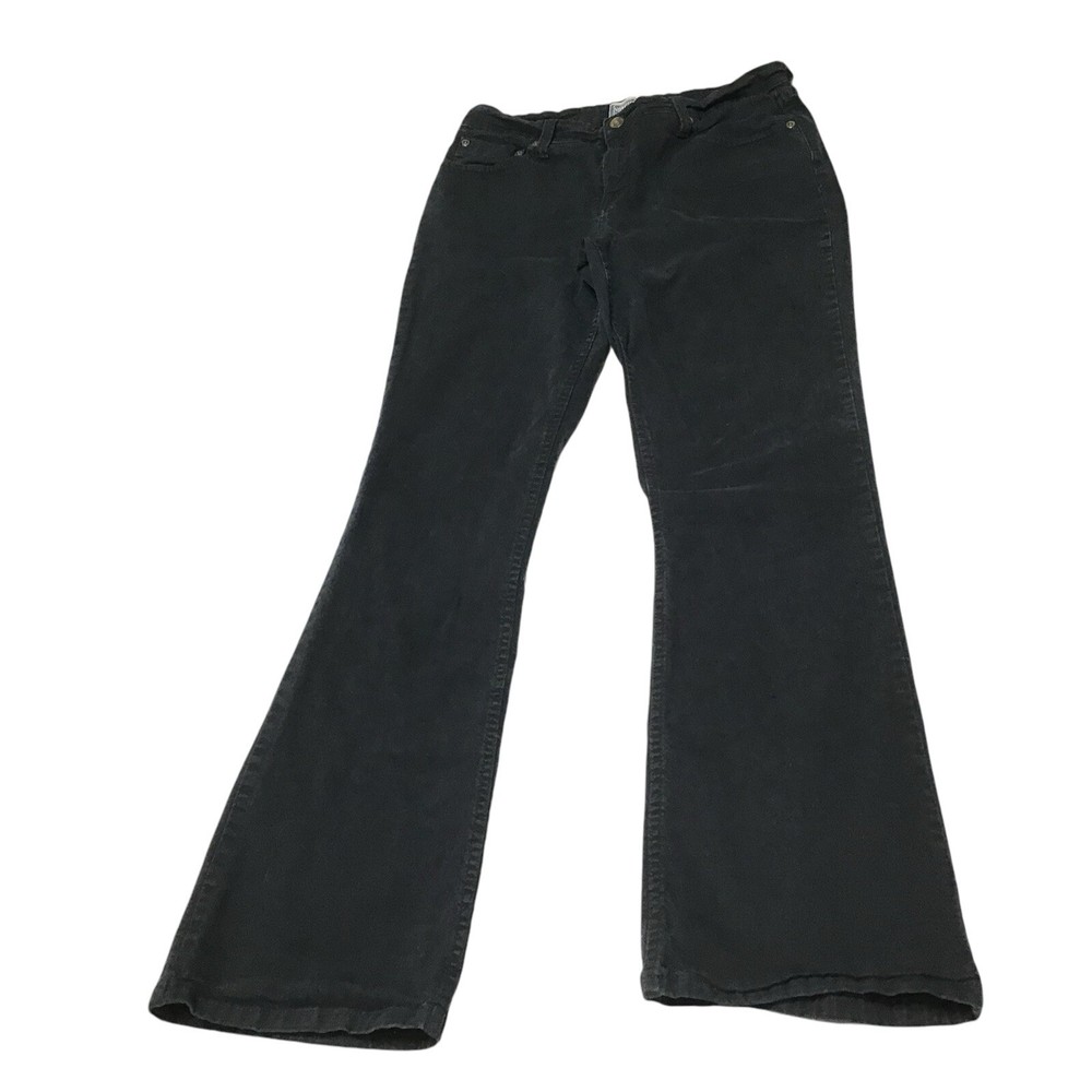 Levi’s Signature Misses At Waist Bootcut Jeans Size 10 Long Black Denim Stretch