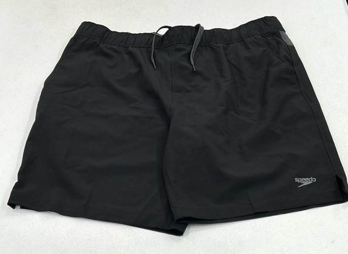 Speedo Men's Hydro Tech Volley Swim Shorts, Black, Size M