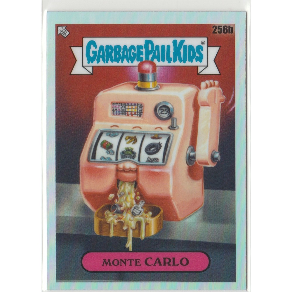 Monte Carlo #256b Refractor GPK 2024 Chrome Series 7 CS7 Garbage Pail Kids