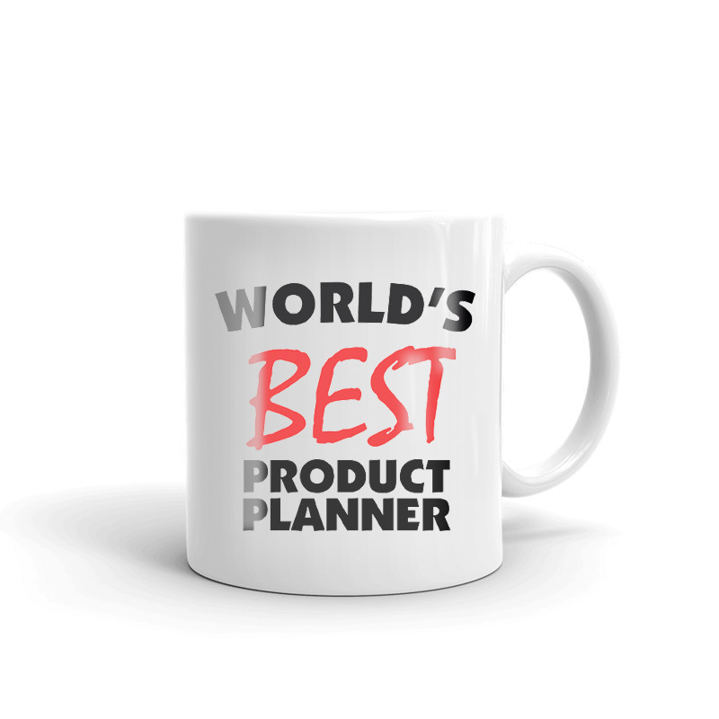 World's Best Product Planner Coffee Tea Ceramic Mug Office Work Cup Gift