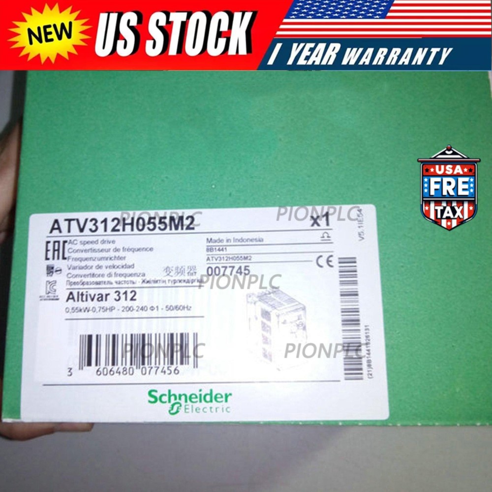1PC Schneider ATV312H055M2 220V 0.55KW Inverter New In Box Fast Shipping