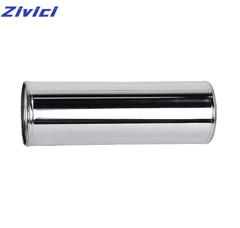 2 in Straight Intercooler Pipe Air Intake Hose Aluminum Tube Silver L=300mm