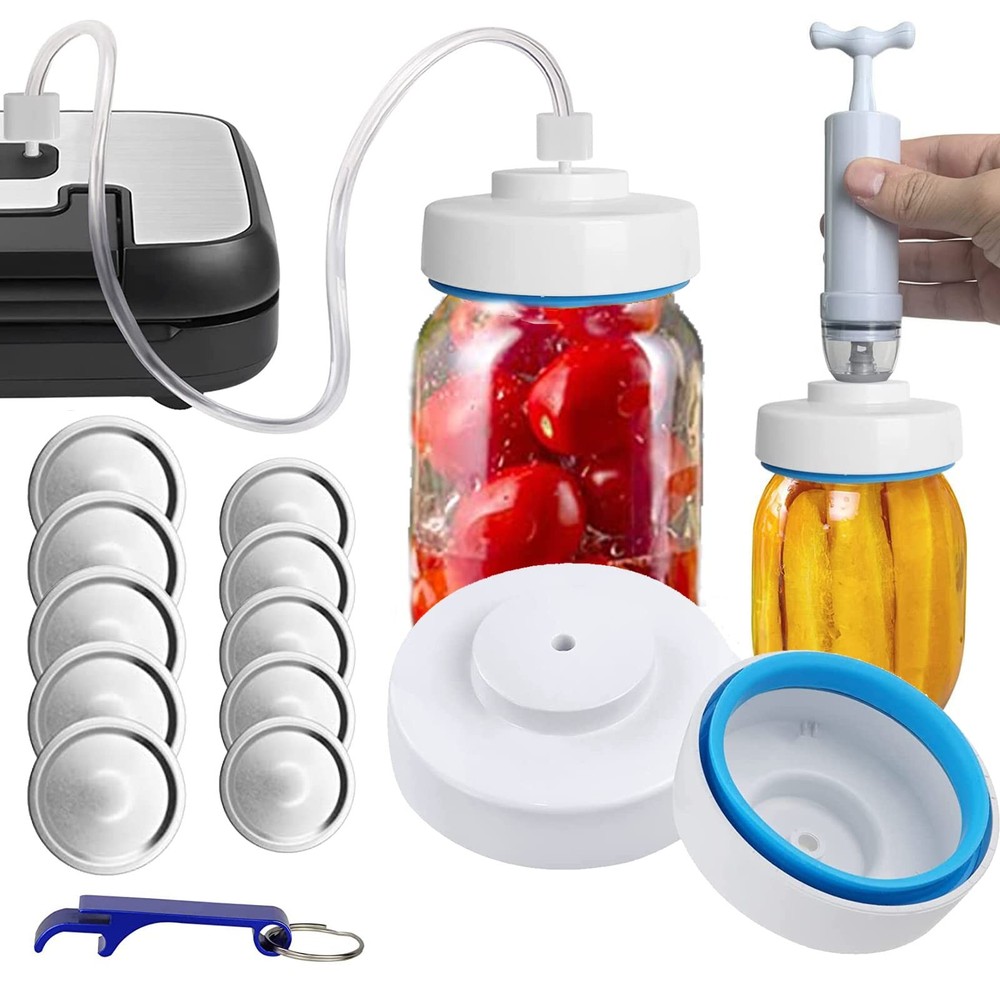 Mason Jar Vacuum Sealer and Accessory Hose Compatible with Foodsaver Vacuum Seal