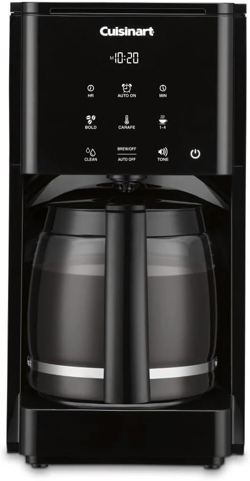 Cuisinart DCC-T20 14-Cup Programmable Coffeemaker Touchscreen,Black