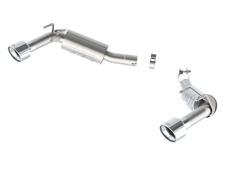 Borla 11851 ATAK Exhaust for 2014-2015 Camaro SS 6.2L V8 RWD Single Split Rear Exit
