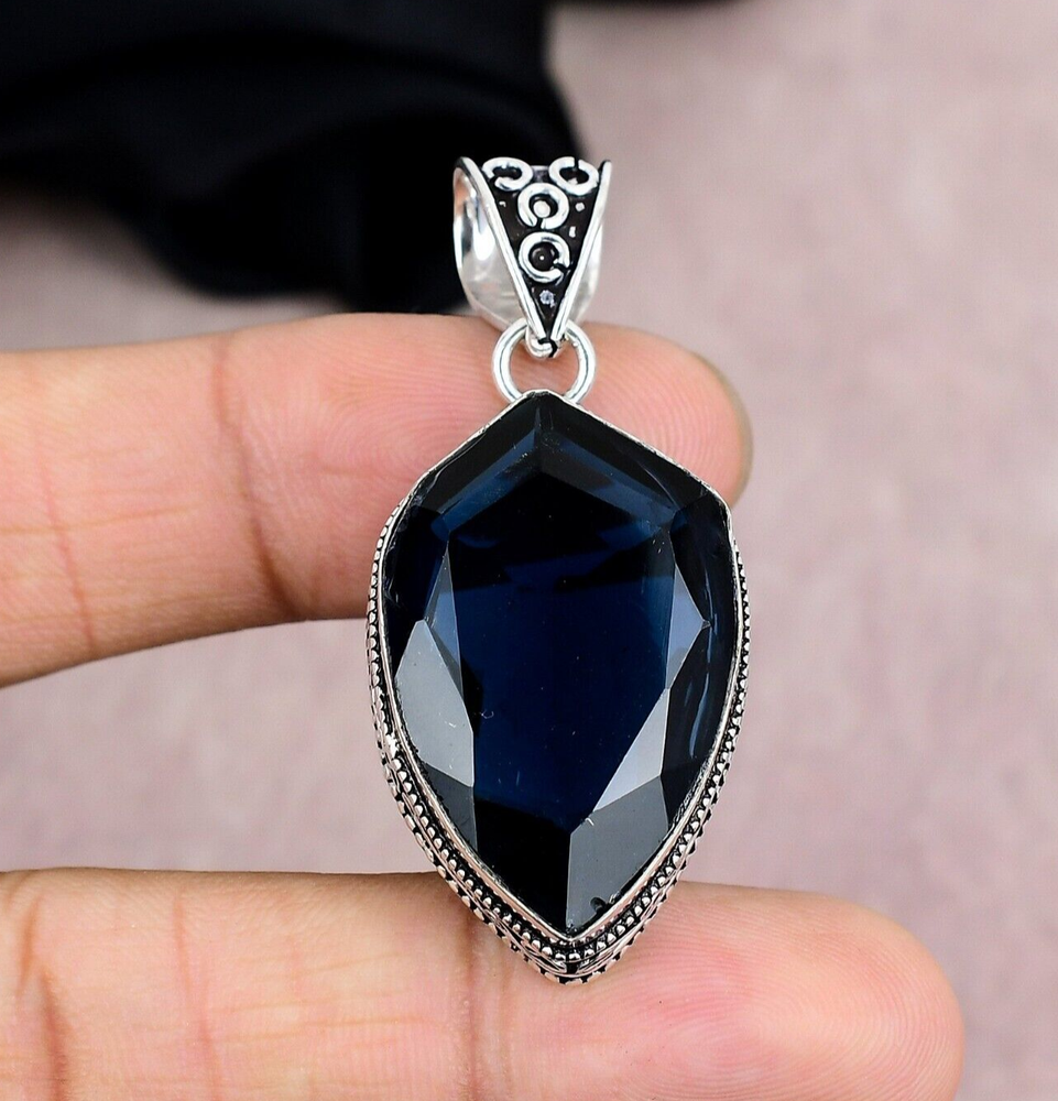 Tanzanite Gemstone Pendant in 925 Sterling Silver Jewelry Gift