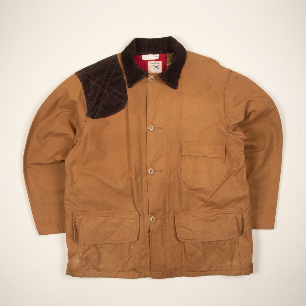 Vintage 60's Carhartt Duck Canvas Hunting Jacket  1960s Canvas Super Dux W379