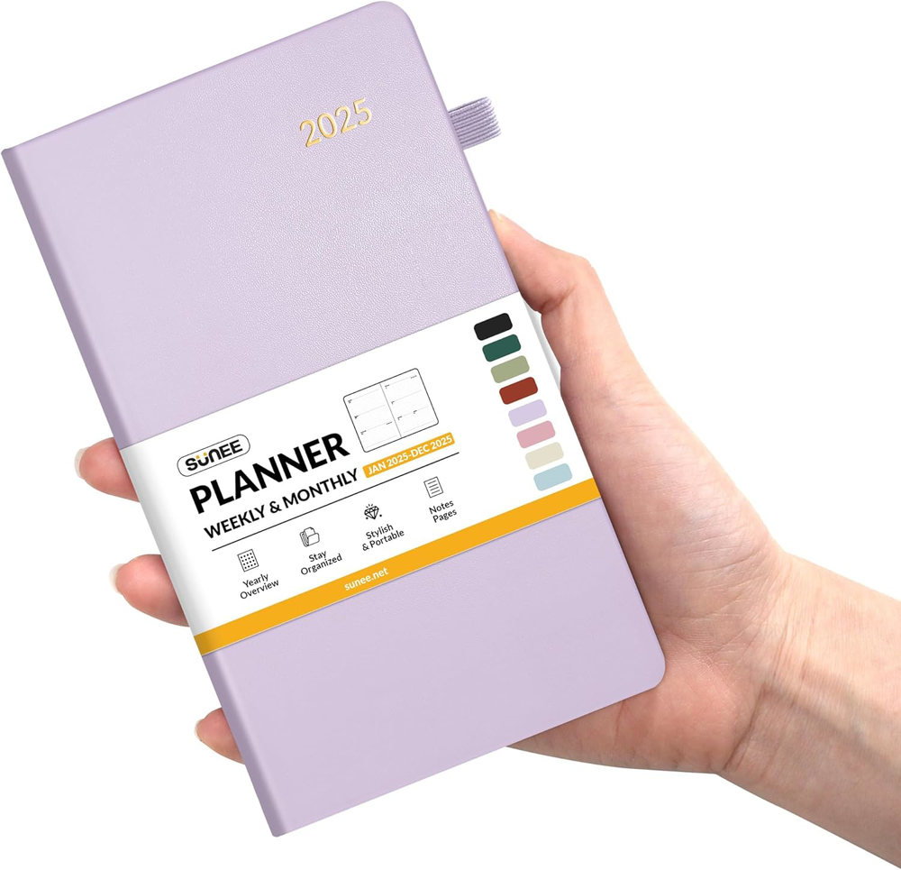 Pocket Weekly Planner 2025 - 12 Months, 3.5