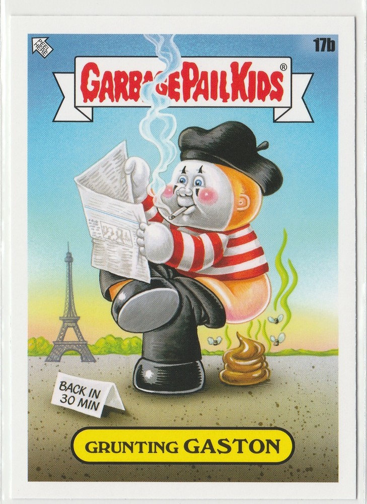 Grunting Gaston 17b Garbage Pail Kids GPK 2021 Vacation Series Card  