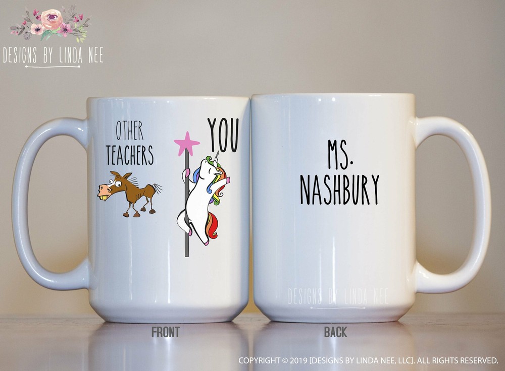 Teacher Gift Unicorn Dancer Mug Funny Pole Dancer Unicorn Mug Gag Gift Unicorn