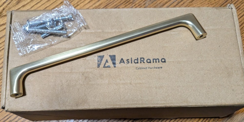 Asidrama 7.5 Inch Brushed Gold Cabinet and Drawer Pulls