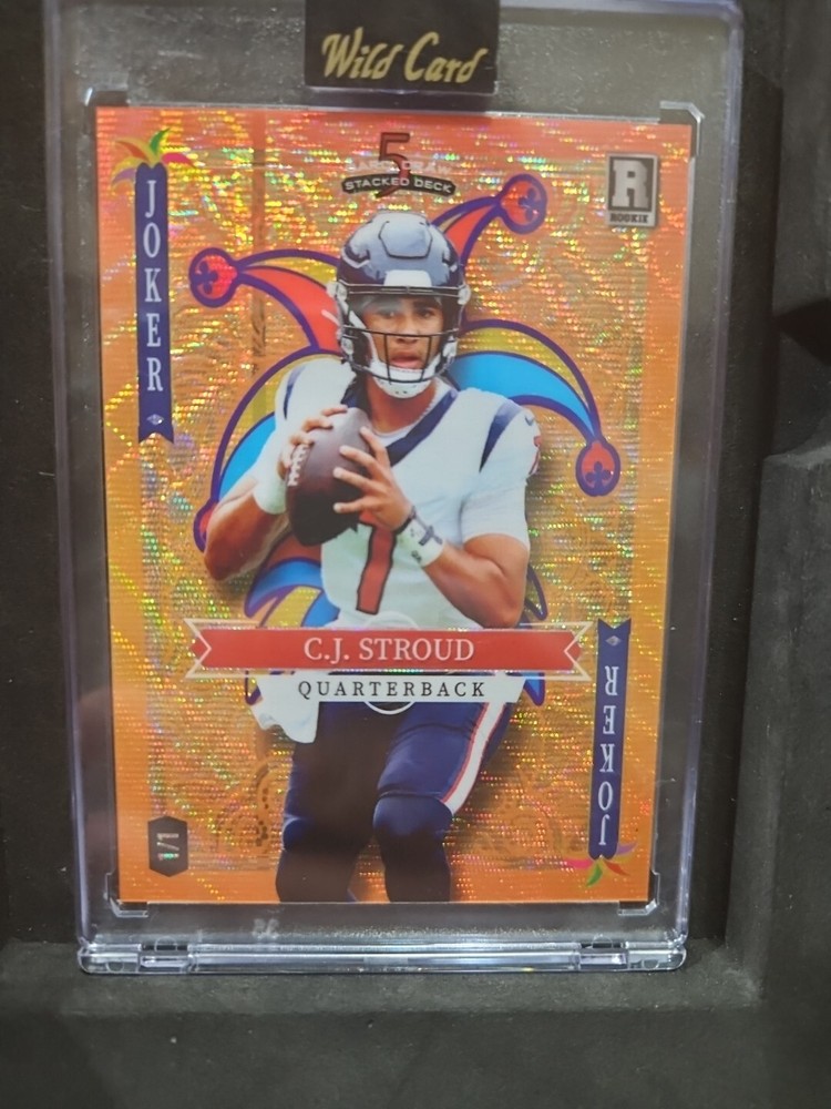 C.J. Stroud (1/1) RC #SD-CS Gold Joker 2023 Wild Card 5 deck Draw