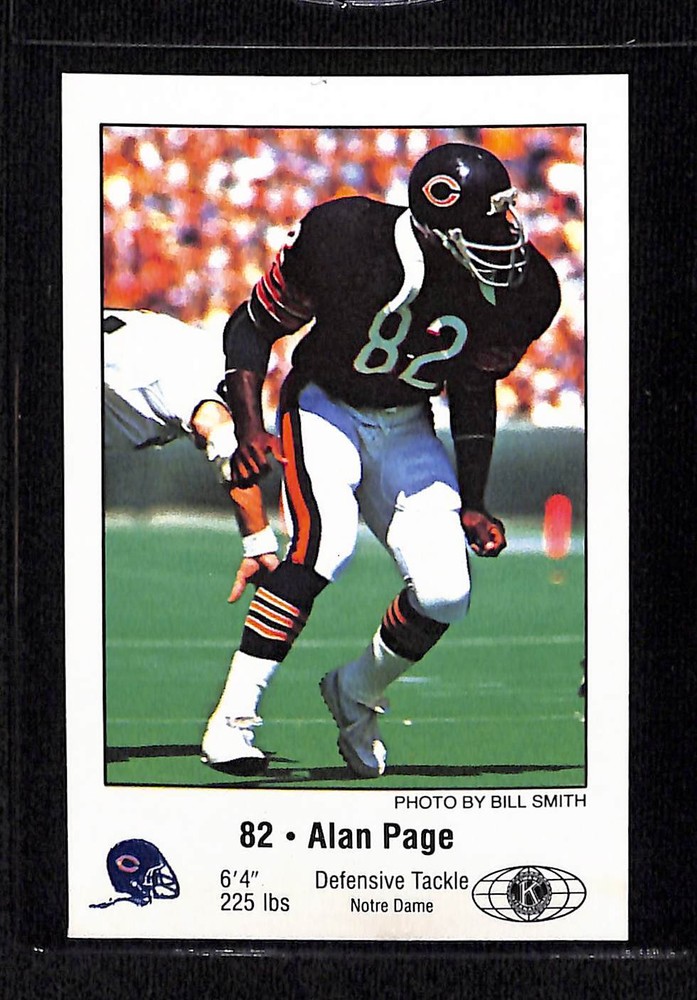 1981 Chicago Bears Police #NNO Alan Page - NM/MT+ Set Break!