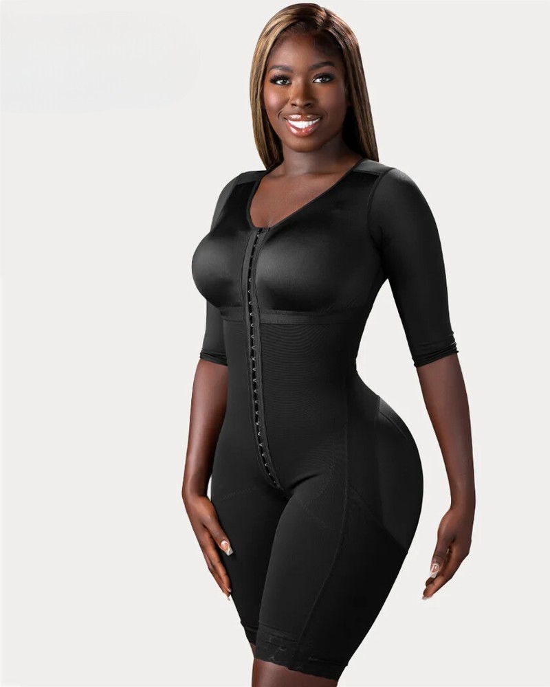 Post-Surgery Full Body Waist Shaper with 3 Hook Compression Levels