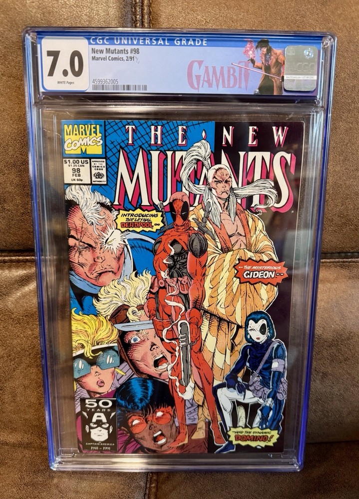 New Mutants #98 CGC 7.0 First Deadpool