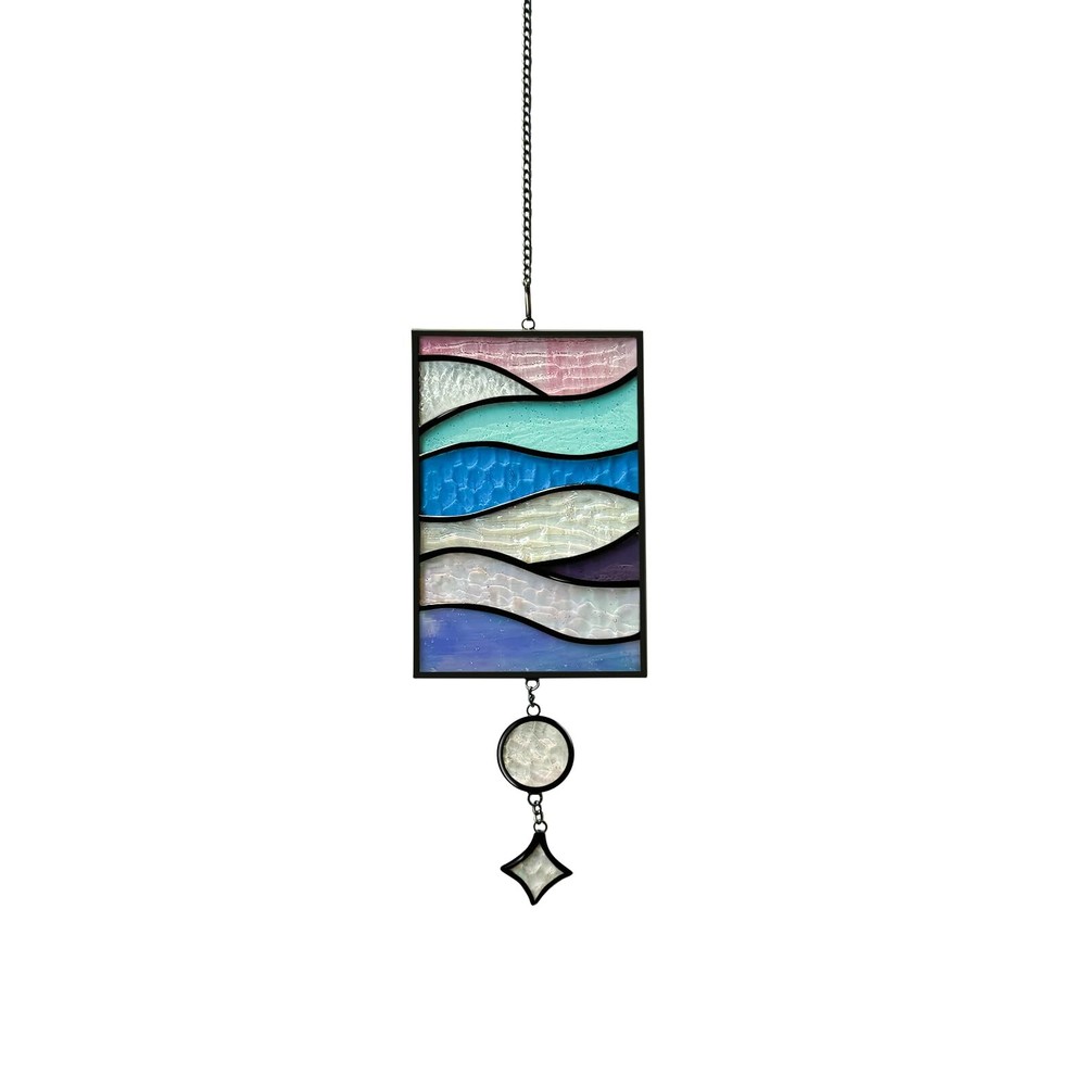 Stained Glass Window Hanging Handcrafted Suncatchers for Windows Hanging Deco...