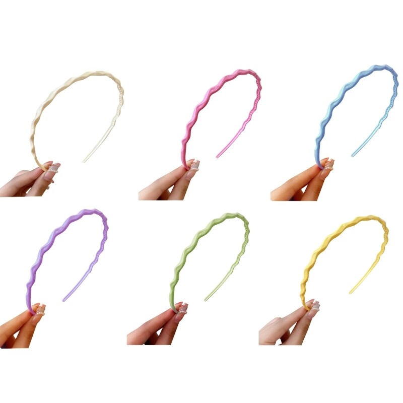 Candy Color Wavy Headband for Girls - Stylish Kids Hair Accessory