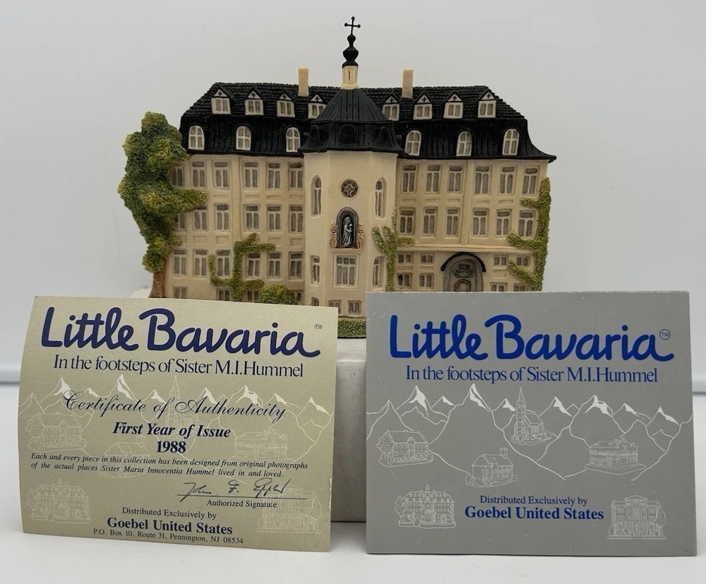 Goebel Little Bavaria Hummel Figurine Footsteps of Sis 1988 Simbach COA 470006