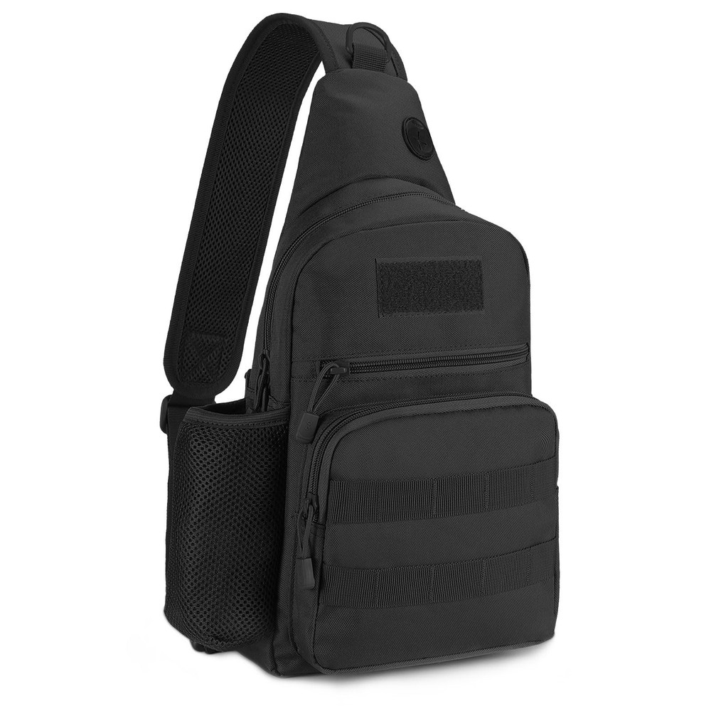 Tactical Sling Bag MOLLE Military Chest Pack Shoulder Backpack for Men