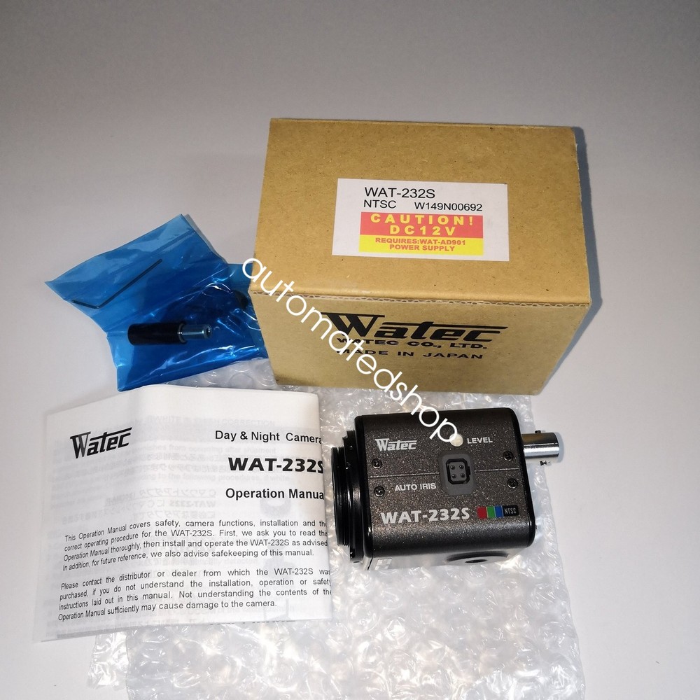 1PCS NEW WATEC WAT-232S Ultra Low Illumination Black and White Camera