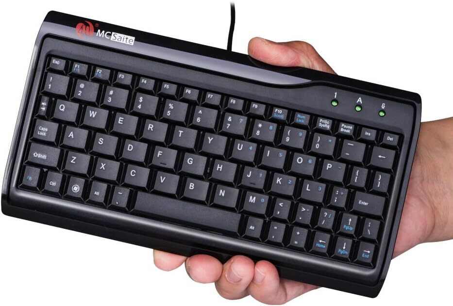 Super Mini 78-Key MCSaite Wired Keyboard Compact Portable Design