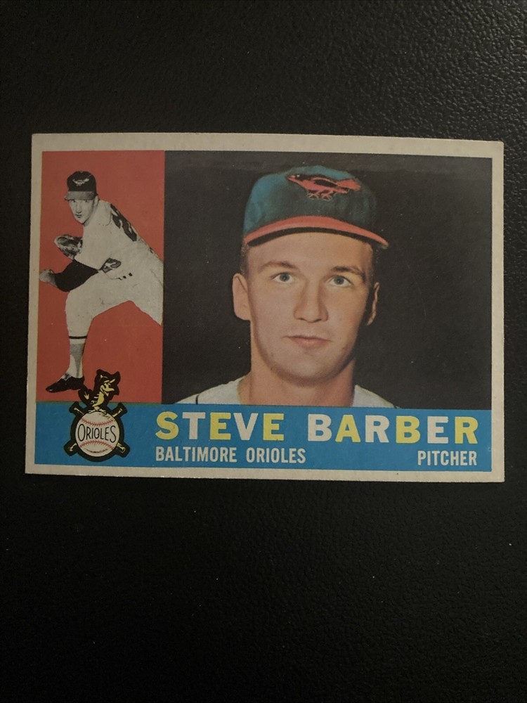 1960 Topps - High # #514 Steve Barber (RC)