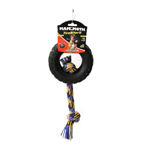 Mammoth Pet Products Tirebiter II With Rope Dog Toy 1 E