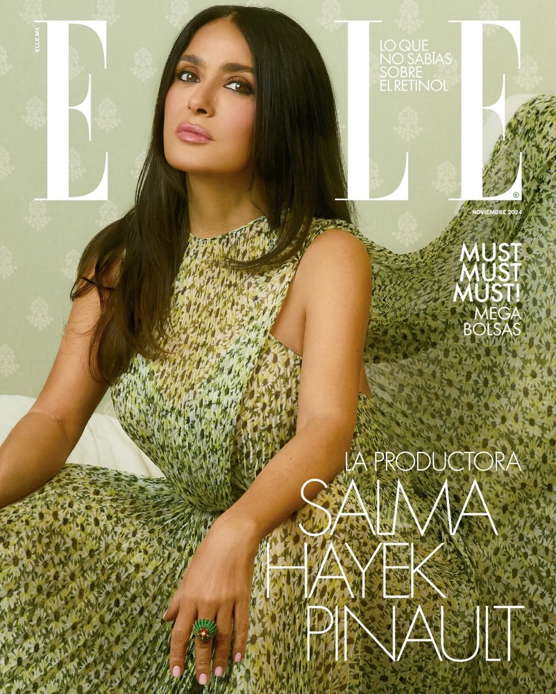 November 2024 SALMA HAYEK ELLE Mexico Magazine Brand New