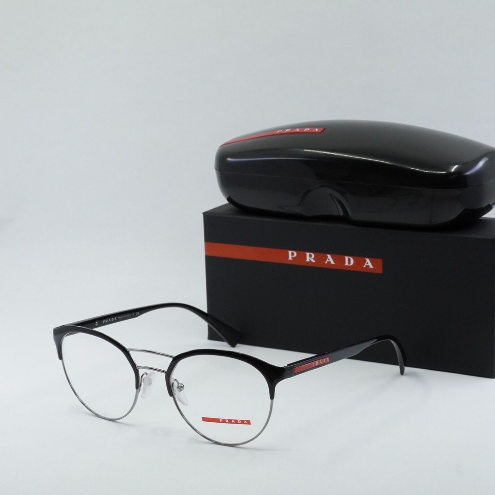 PRADA SPORT PS52HV 7AX1O1 Black 52mm Authentic Eyeglasses New