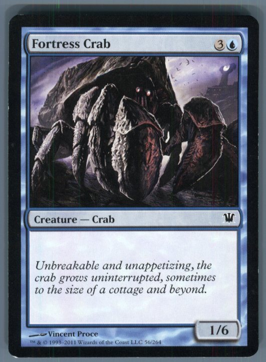 MTG Innistrad Fortress Crab #56 Magic the Gathering Card