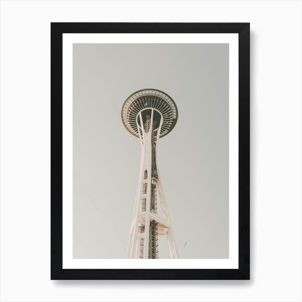 Space Needle Art Print Framed Wall Art Poster Canvas Print Picture