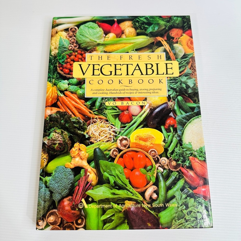 Fresh Vegetable Cookbook by Vo Bacon – Hardcover Recipe Guide for Healthy Meals