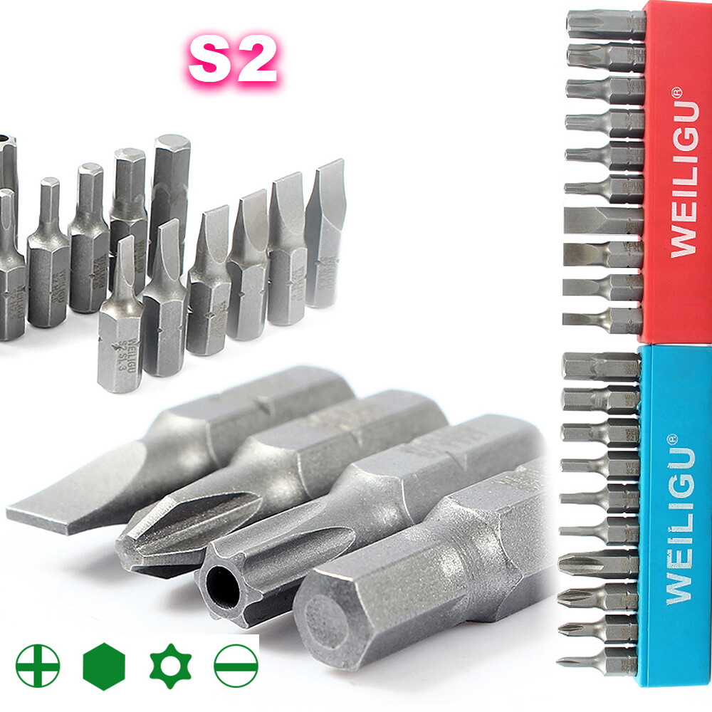 S2 Steel Torx SL Hex Key Drill Bit Set for High Torque Screwdrivers