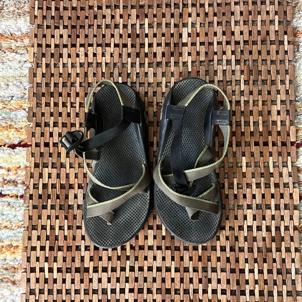 Chaco Green Grey Sandals for Men Size 10.5