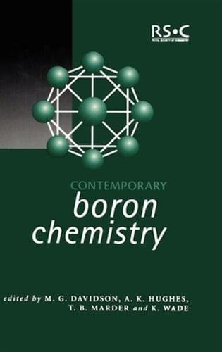 Contemporary Boron Chemistry by Matthew G Davidson: New