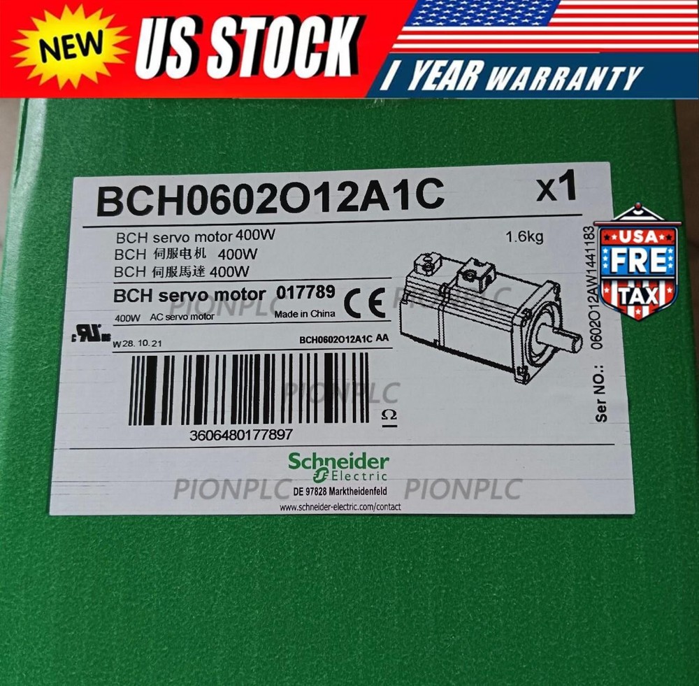 1PC New Schneider BCH0602O12A1C Servo Motor 400W in Box