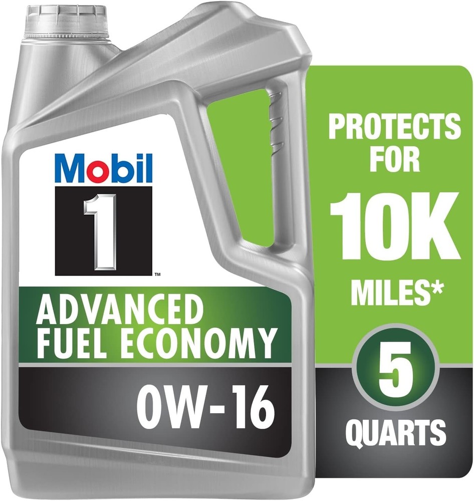 Mobil 1 Advanced Fuel Economy Full Synthetic Motor Oil 0W-16, 5 Quart