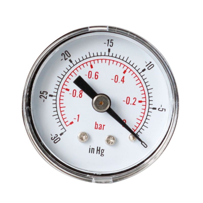 1/8 BSPT Vacuum Gauge Back Connection for Compressor Water Oil